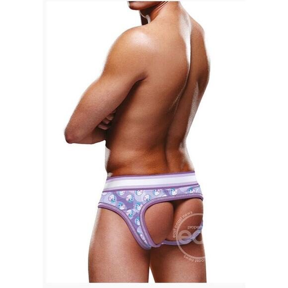 🦋B2G1🦋PROWLER Men’s UNIDREAM Pattern Open Exposed Back Brief Underwear Purple - Picture 2 of 4
